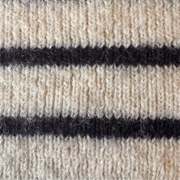 Saint James Navy and Cream Striped Sweater - Picture 14 of 15